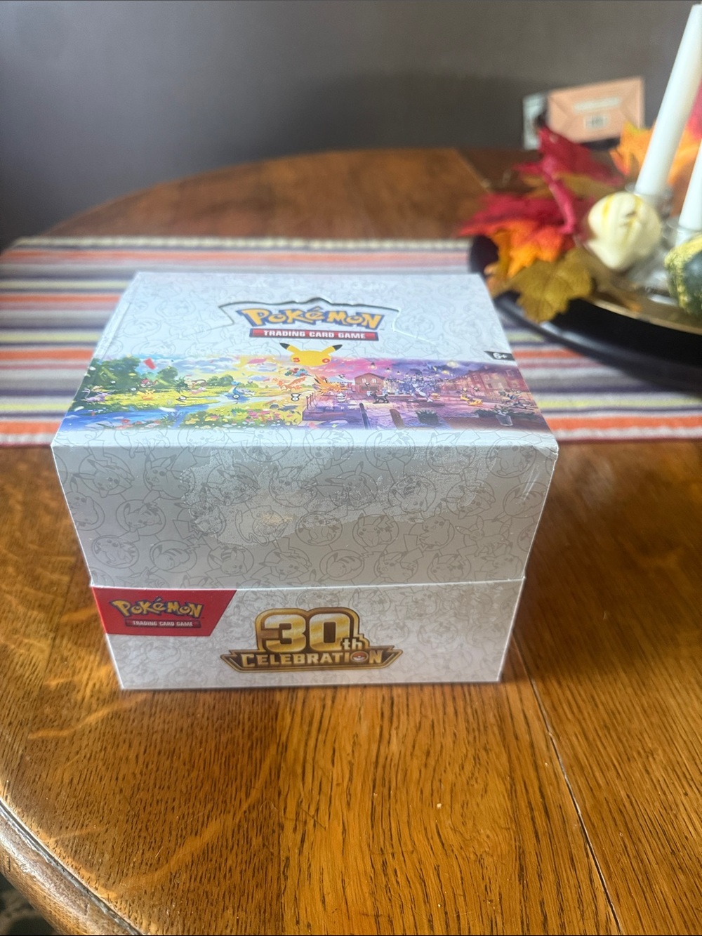 30th Celebration Trading Card Game Collector Box - White 10 tins total! Sealed